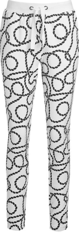 Damen Jogginghose mit Schnüren-Print