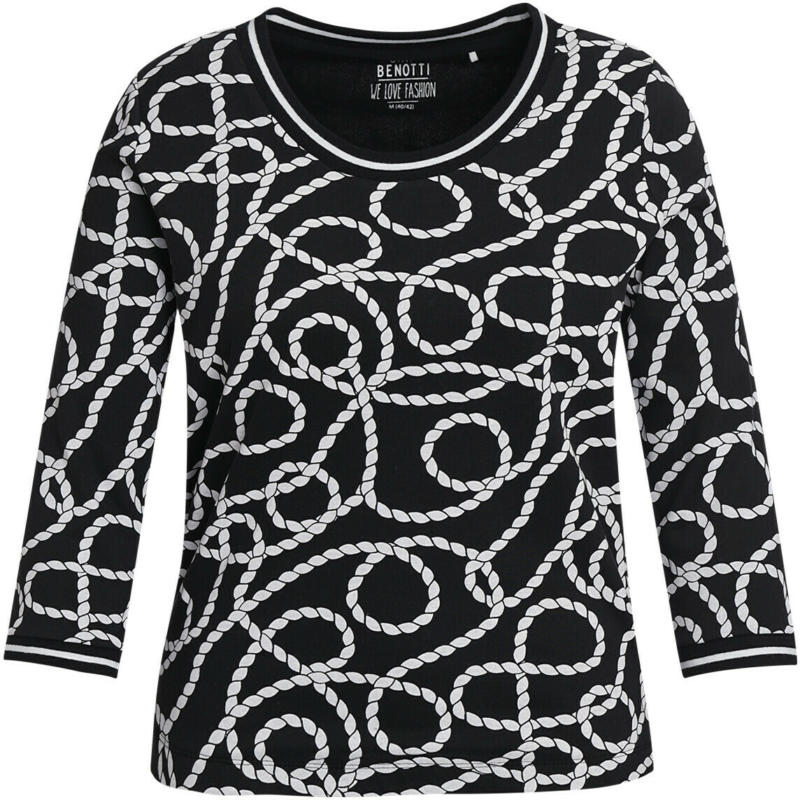 Damen Sweatshirt mit Schnüren-Print (Nur online)