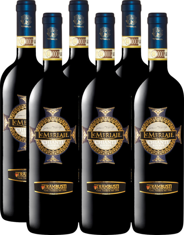 Trambusti Le Merlaie Chianti DOCG Riserva, 2017, Toscana, Italia, 6 x 75 cl