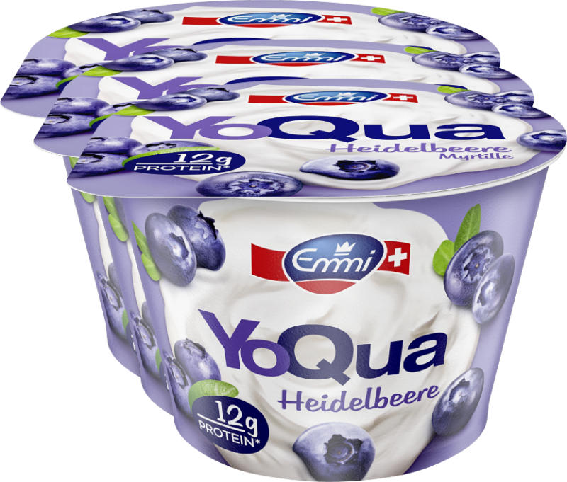 YoQua Emmi, Myrtille, 3 x 150 g