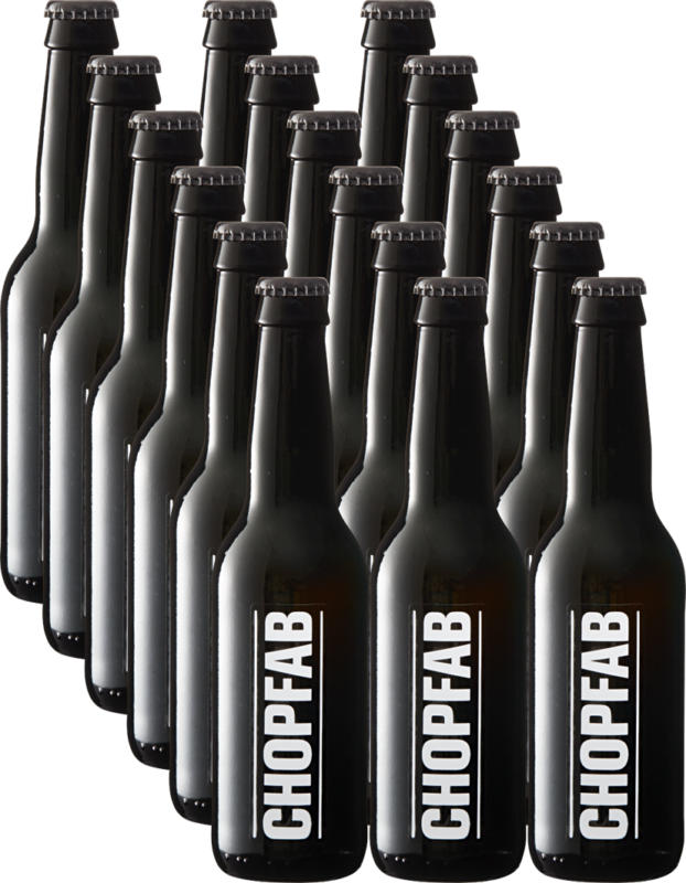 Bière Draft Chopfab, 18 x 33 cl