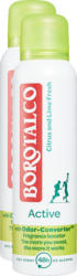 Deodorante spray Active Borotalco, Citrus & Lime Fresh, 2 x 150 ml
