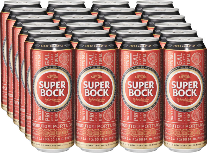 Bière Super Bock , 24 x 50 cl