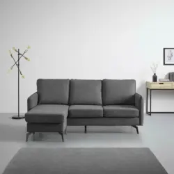 Wohnlandschaft 'Aurora', dunkelgrau