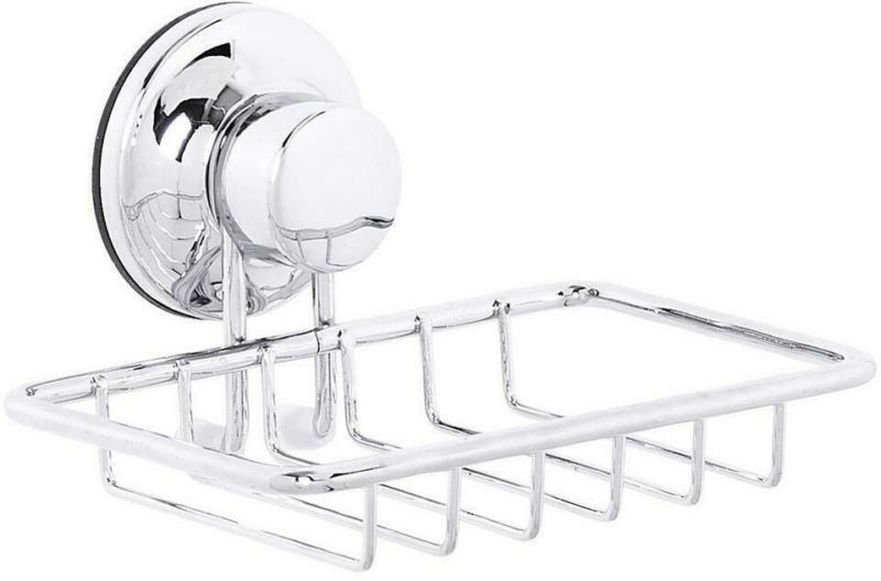 Seifenschale Riva Edelstahl mit Saugsystem, B: 13 cm
