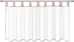Kurzgardine Hanna in Rosa ca. 145x50cm