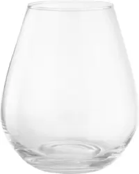 Vase Giorno aus Glas