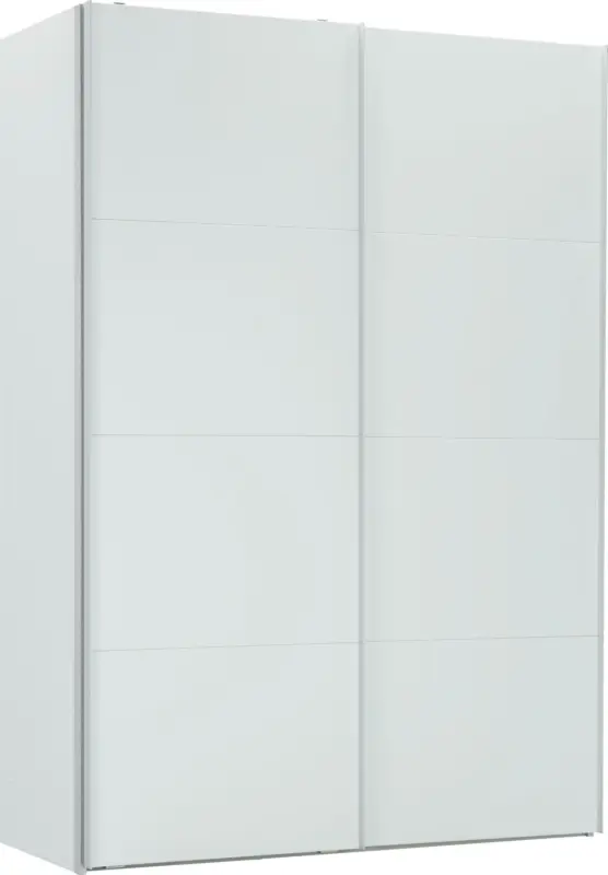 Schwebetürenschrank in Weiß