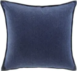 Zierkissen Tessa in Dunkelblau ca. 40x40cm