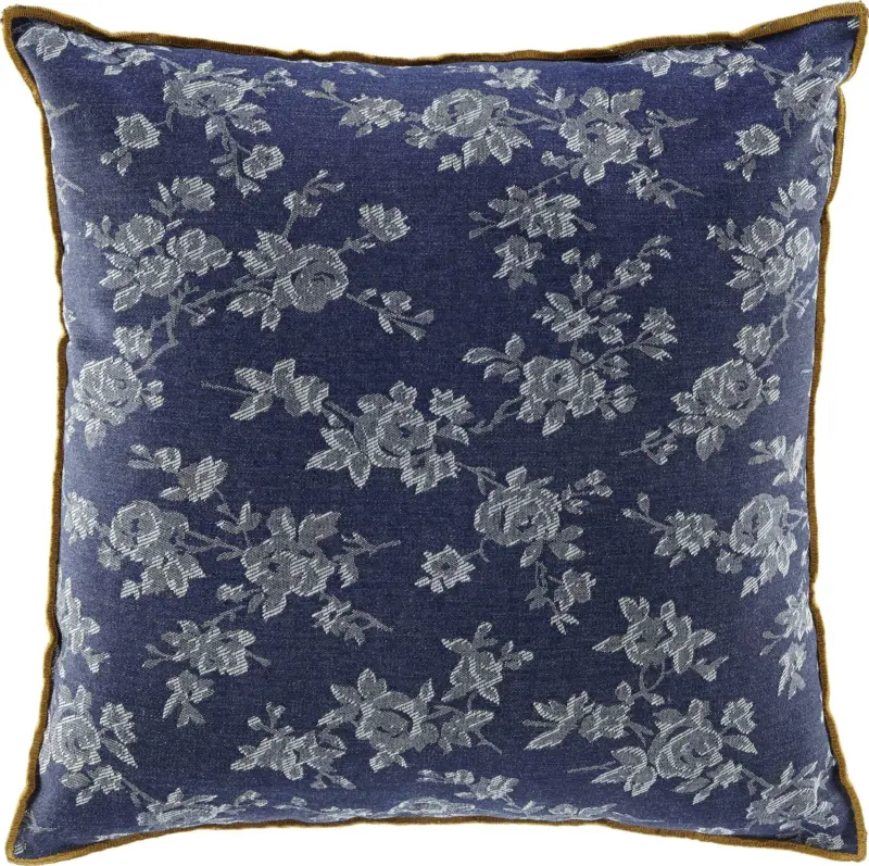 Kissen Milane in Blau ca. 40x40cm