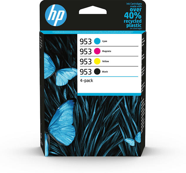 HP Tintenpatrone 953, schwarz/farbig; Tinte auf Pigmentbasis
