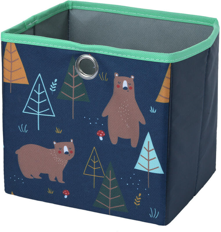 Kleine Aufbewahrungsbox mit Bärchen-Motiven (Nur online)