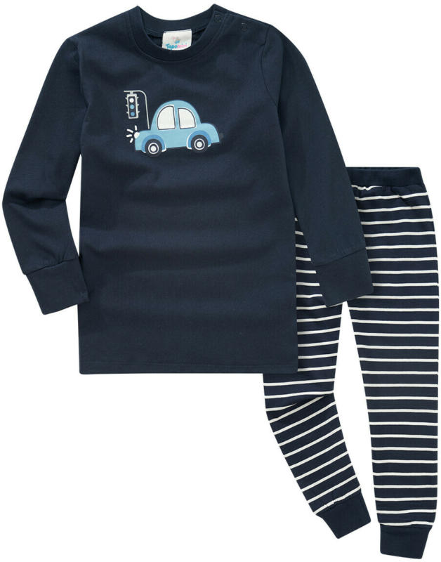 Baby Schlafanzug mit Auto-Motiv