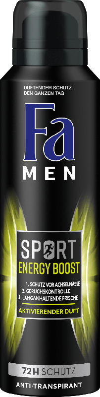 Fa MEN Deospray Sport Energy Boost