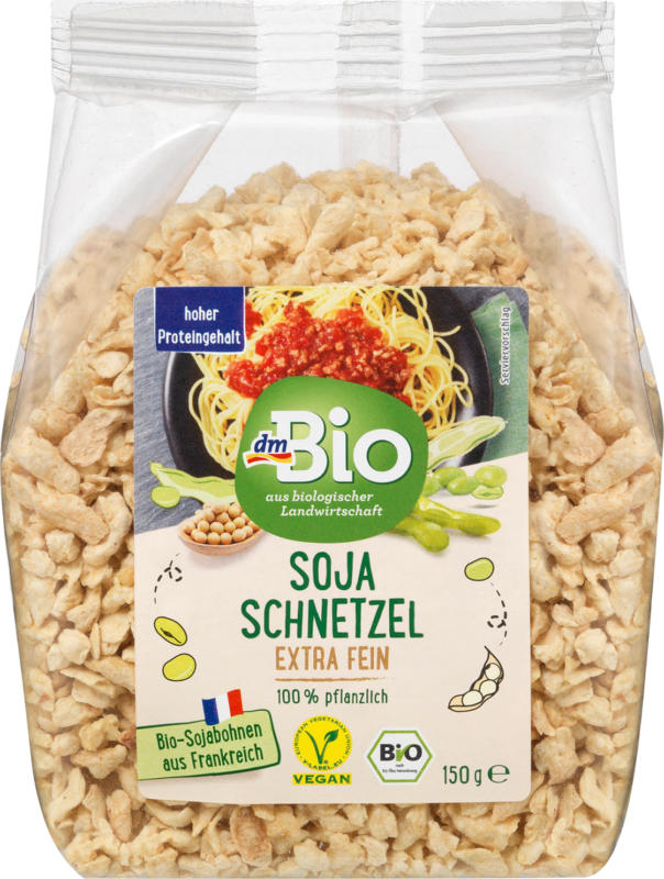 dmBio Soja Schnetzel extra fein