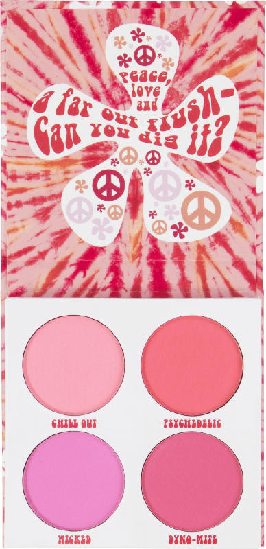 BH Cosmetics Rouge Palette Flower Power - 4 Farben