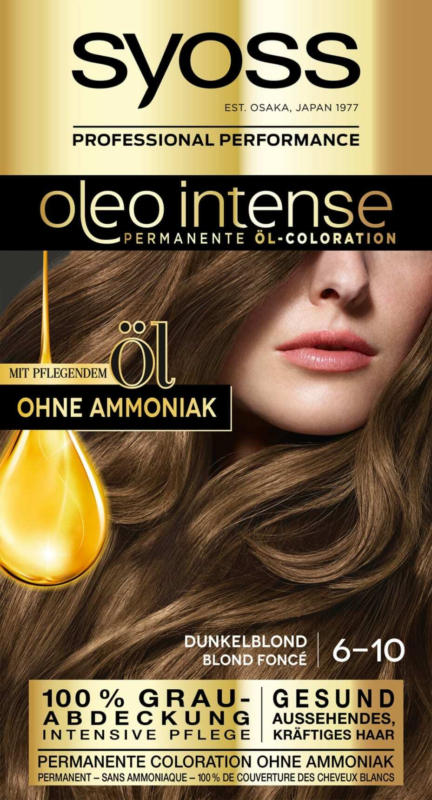 Syoss Oleo Intense Haarfarbe Dunkelblond 6-10, 1 St