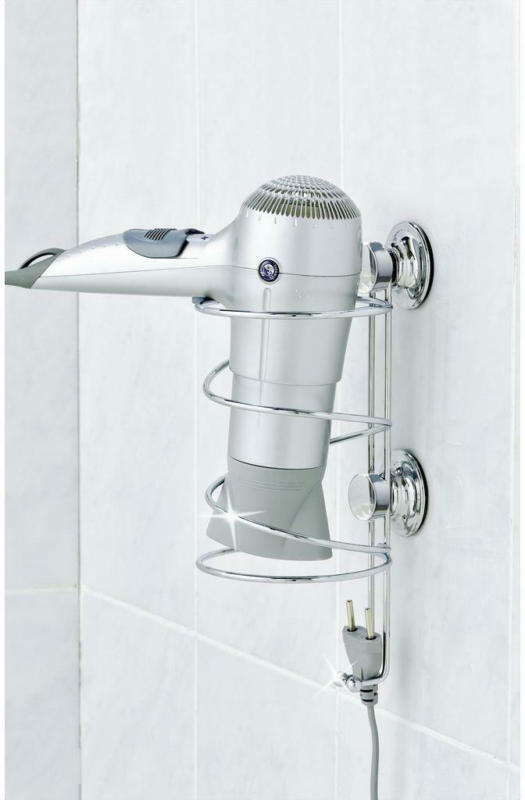 Haarföhnhalter Riva Wandmontage, Metall B: 12 cm