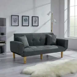 Schlafsofa 'Miriam' inkl. Kissen, grau