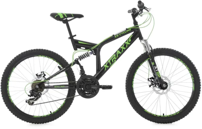 Kinderfahrrad Fully MTB Xtraxx 24' RH 43cm