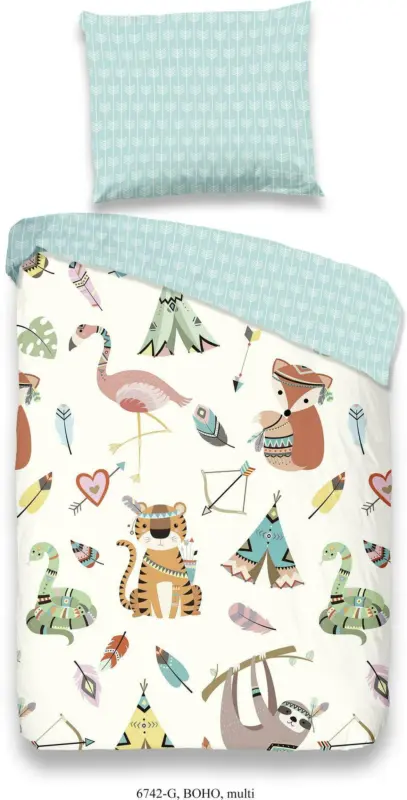 Babybettw&auml;sche Boho Junior aus Baumwolle