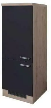Geräteumbauschrank Anthrazit/Eiche