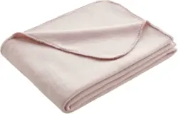 Fleecedecke Anni in Rosa ca. 130x170cm