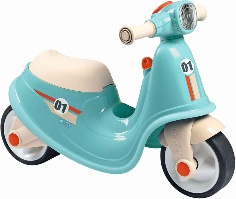 Smoby Porteur scooter bleu -