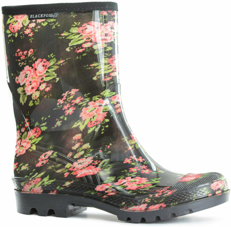 Gummi-Halbstiefel „Sarah", schwarz, Gr. 41 41