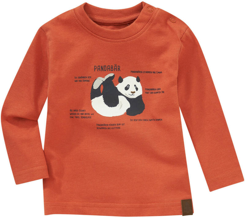 Baby Langarmshirt mit Panda-Print (Nur online)