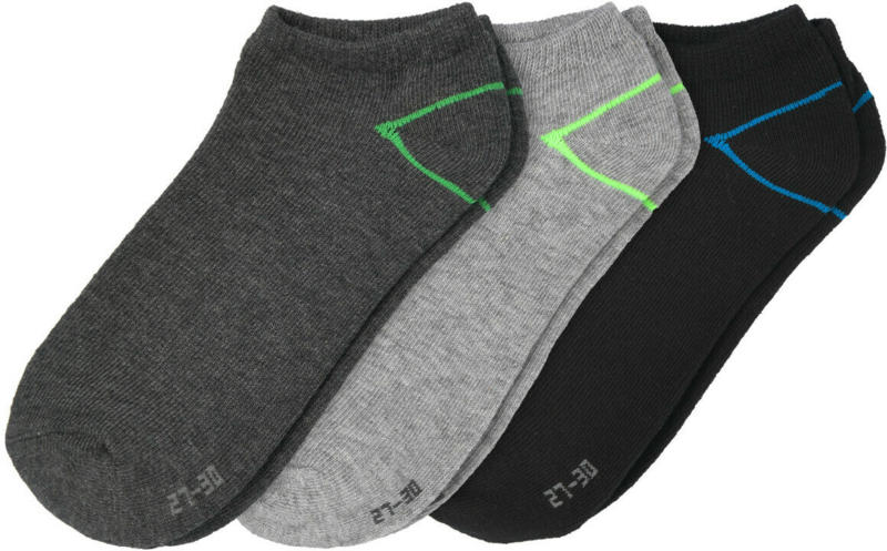 3 Paar Kinder Sneaker-Socken im Set (Nur online)