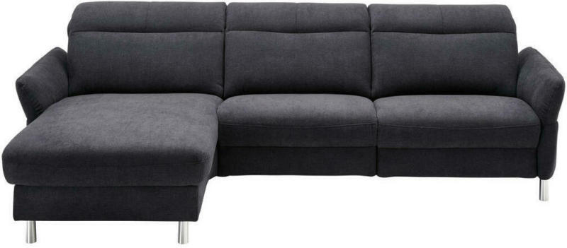 WOHNLANDSCHAFT Anthrazit Chenille, Mikrofaser