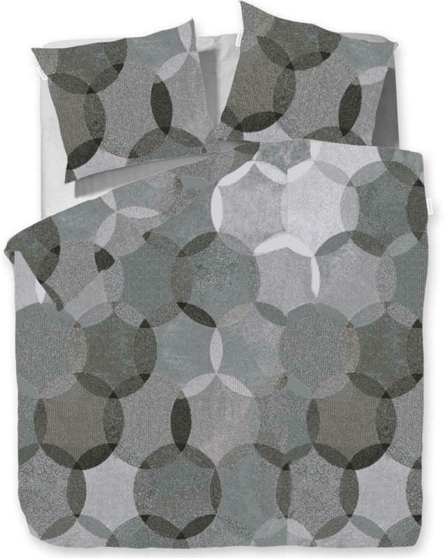 BETTWÄSCHE Satin Grau, Hellgrau, Dunkelgrau