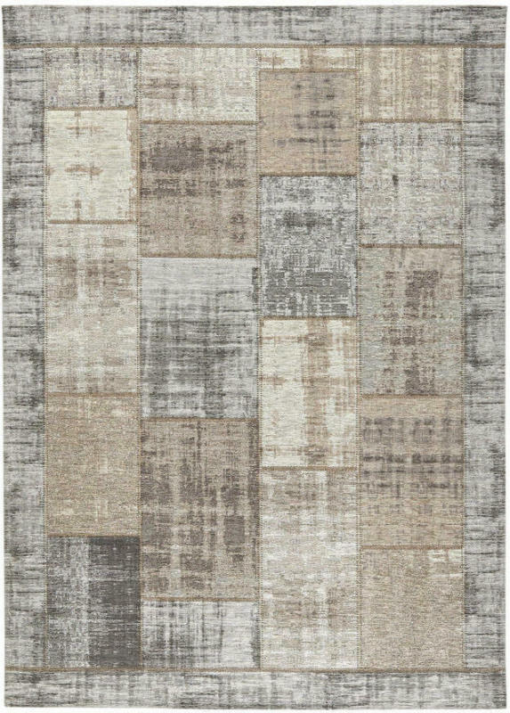 FLACHWEBETEPPICH 130/190 cm Grau, Beige