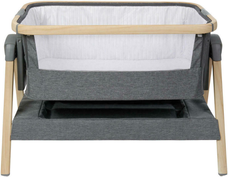BEISTELLBETT Grau, Naturfarben, Weiß
