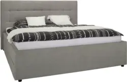 Polsterbett in Grau ca. 180x200cm