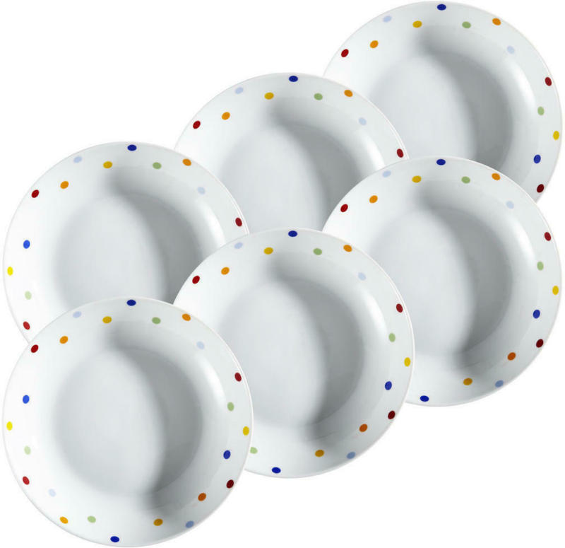 Suppenteller-Set 6-teilig 20,5 cm