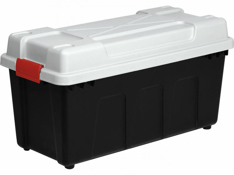 Aufbewahrungsbox „Giant“, 65L, schwarz-weiß 65 L