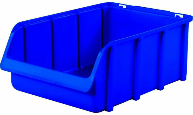 Sichtlagerkasten „Visus“, 31x49,5x18cm, blau blau | 31x49,5x18 cm