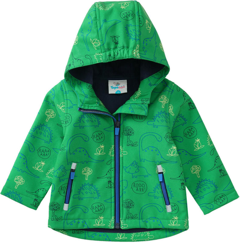 Baby Softshelljacke mit Dino-Motiven (Nur online)