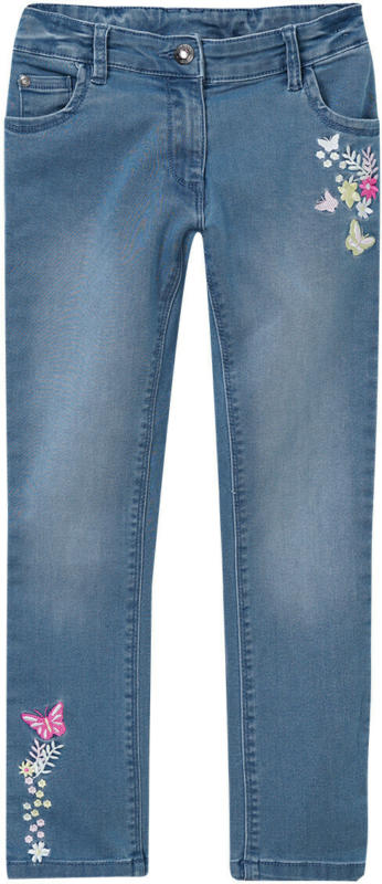 Mädchen Skinny-Jeans mit Stickereien (Nur online)