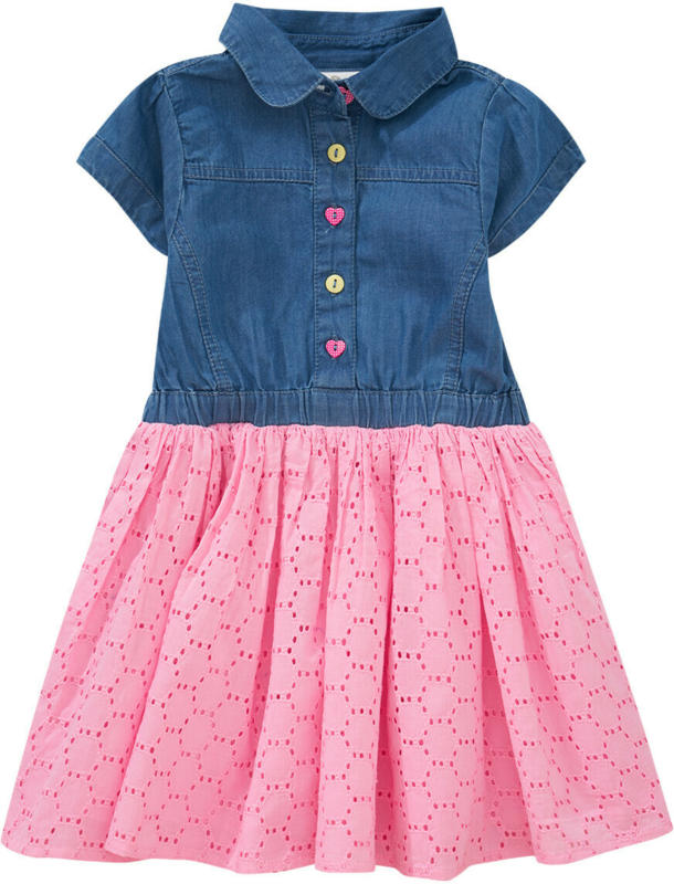 Mädchen Kleid mit Lochmuster (Nur online)