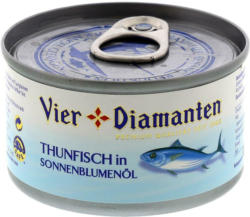 Vier Diamanten Thunfisch in Öl