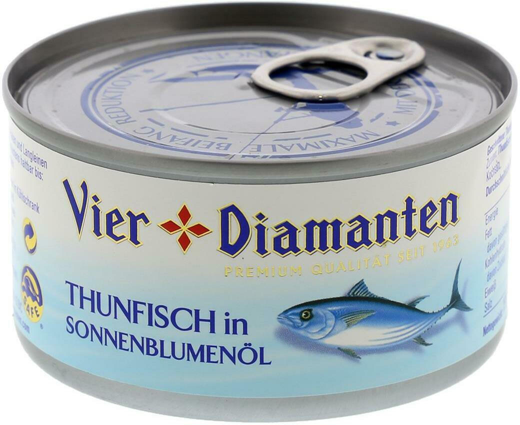 Vier Diamanten Thunfisch in Öl ️ Online von BILLA wogibtswas.at