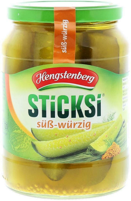 Hengstenberg Sticksi Gurken süß-würzig