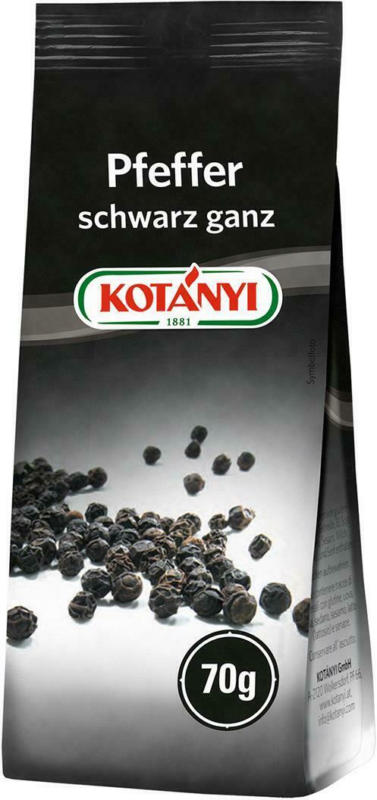 Kotányi Pfeffer Schwarz Ganz