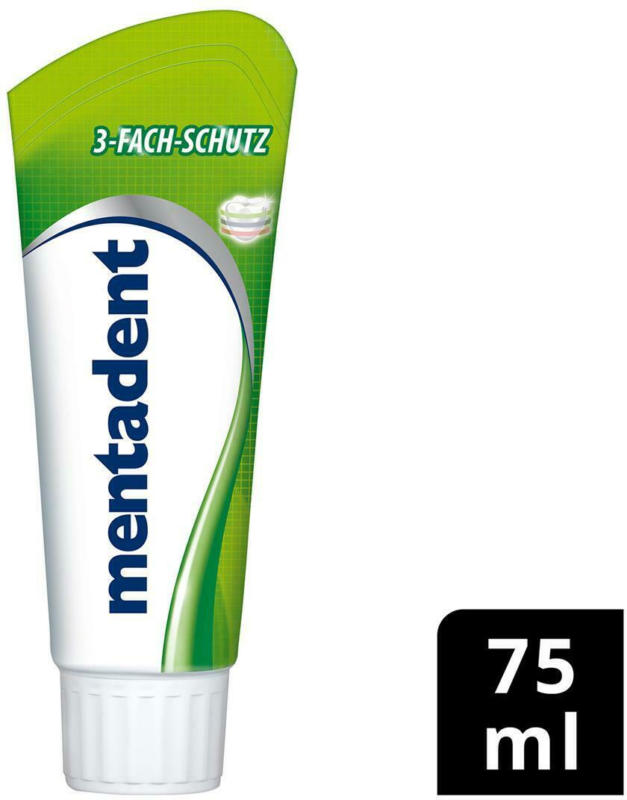 Mentadent Zahncreme 3-Fach Schutz Plus