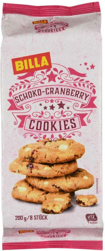 BILLA Schoko-Cranberry Cookies