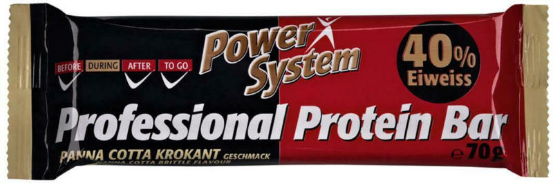 Power System Professional Protein Bar Panna Cotta Krokant