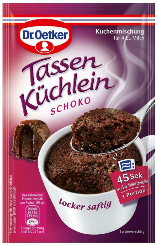 Dr. Oetker Tassenküchlein Schoko